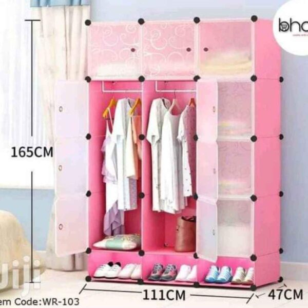 Plastic wardrobe