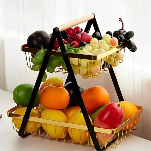 Two tier fruit rack